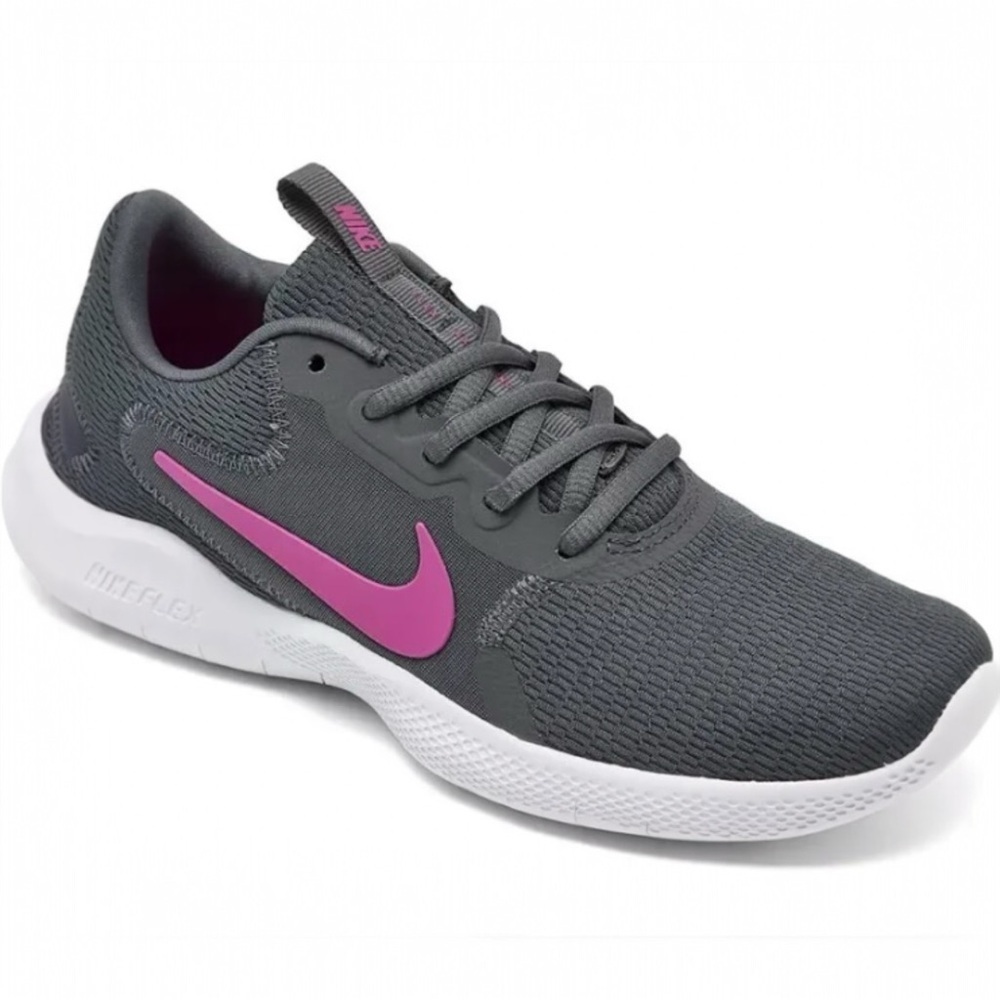 Nike Flex Experience Run 9 Running Shoe In Iron Grey & Pink
